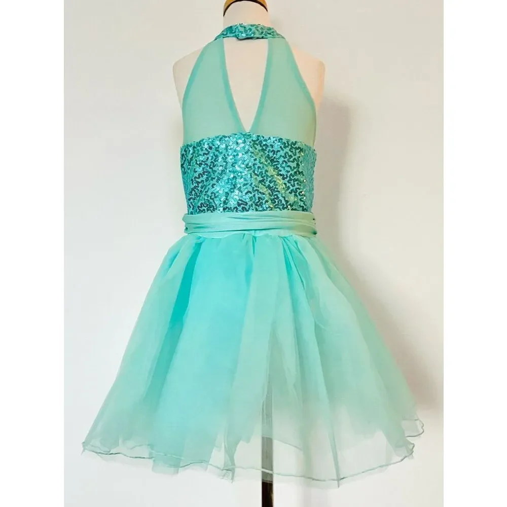 NEW iEFiEL Girls 10/12 (2XL) Dance Dress-up Tutu Costume